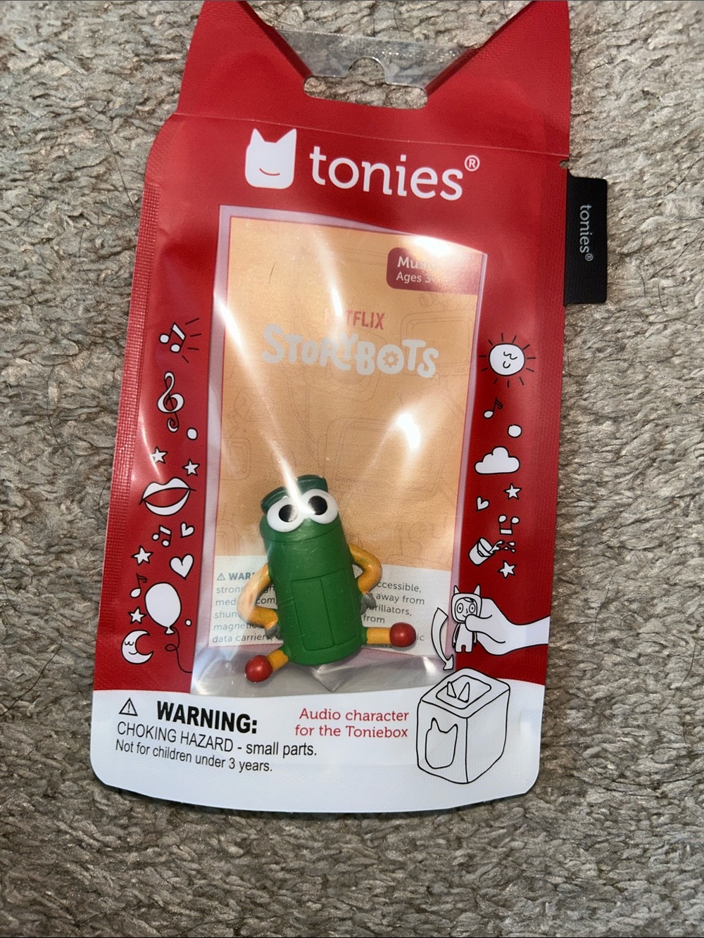 tonies StoryBots Green Character Tonie - Kids Audio Figure